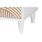 Baxton Studio Louetta Coastal White Caved Contrasting Queen Size 4-Piece Bedroom Set 246-13621-13628-13628-13625-ZORO - alternate 9